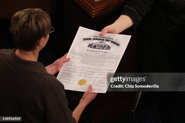 Joint Session Of Congress Counts Electoral College Votes In 2012 Pres. Election Joint Session Of Congress Counts Electoral College Votes In 2012 Pres. Election