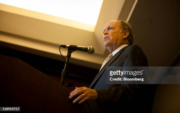 Charles Plosser, president of the Federal Reserve Bank of Philadelphia, speaks at the American Economic Association's annual meeting in San Diego,...