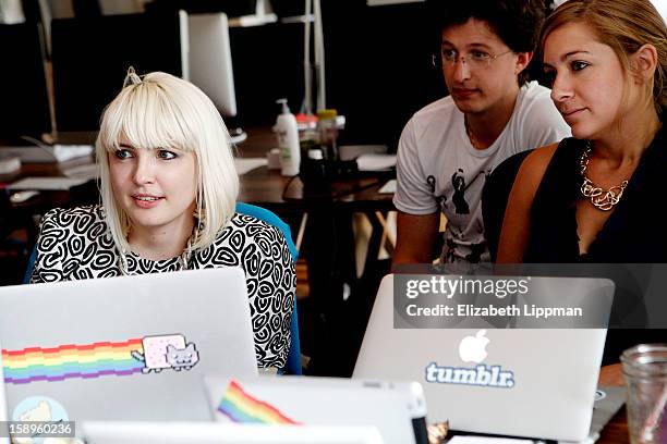 The Tumblr office is photographed for Bloomberg on July 31, 2012 in New York City. PUBLISHED IMAGE.