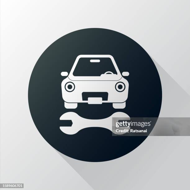 car maintenance - check engine stock illustrations