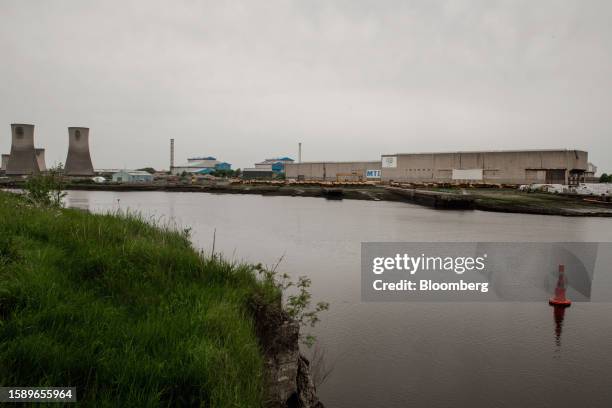 Industrial facilities along the River Tess at Haveton Hill, County Durham, UK, on Wednesday, May 17, 2023. While the UK isn't alone among western...