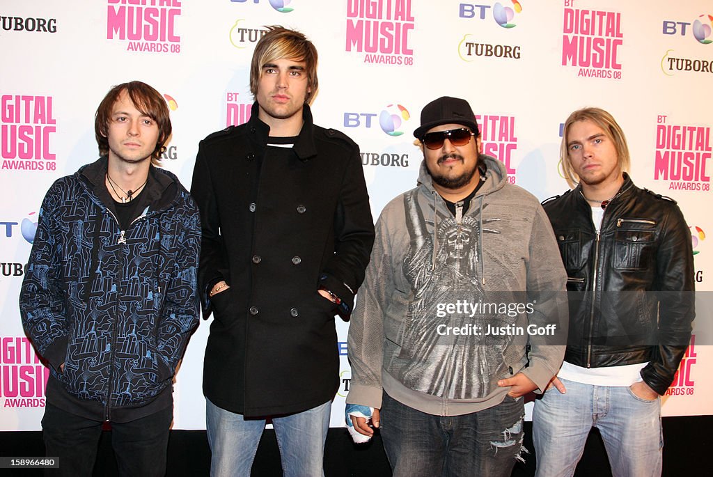Bt Digital Music Awards 2008 - Arrivals - London
