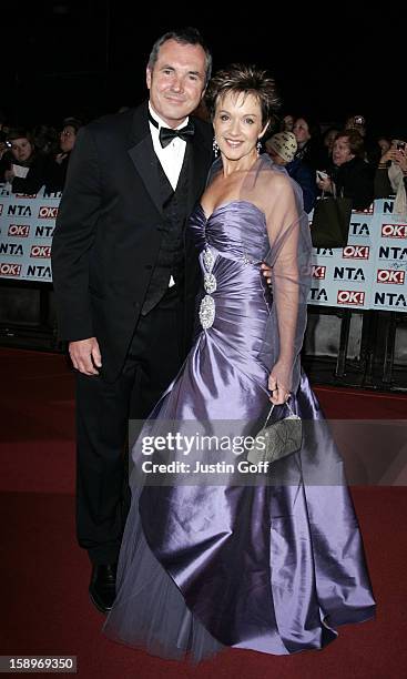 Alan Fletcher & Jackie Woodburne Attend The 12Th Anniversary National Television Awards At London'S Royal Albert Hall.