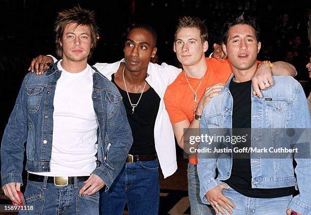 Blue Attend The "Crossroads" Premiere In London.