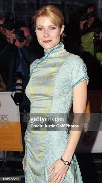 Gwyneth Paltrow Attends The 'Sliding Doors' Premiere In London.