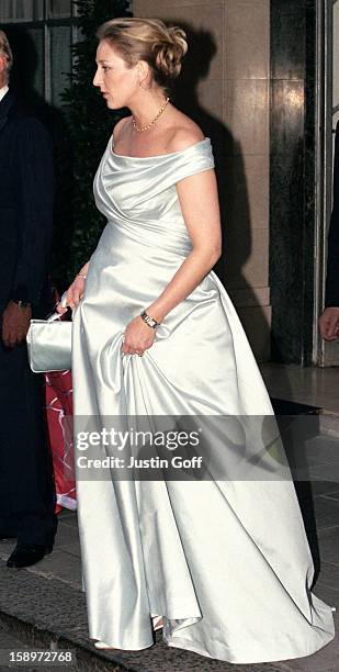 Princess Alexandra Berleburg Attends A Gala At Bridgewater House Prior To The Wedding Of Princess Alexia Of Greece And Carlos Morales Quintana.