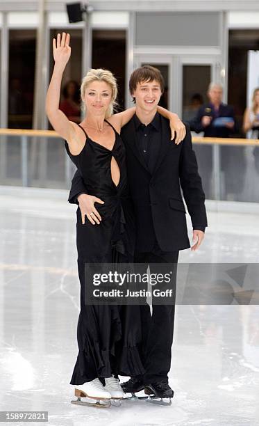 Tamara Beckwith & Sergey Malyshev Attend The Tv Press Launch Of 'Dancing On Ice' At London'S Natural History Museum.