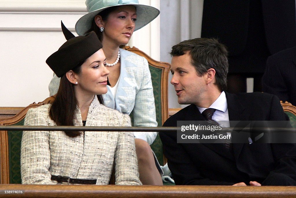 Danish Royal Family Attend Opening Of Parliament