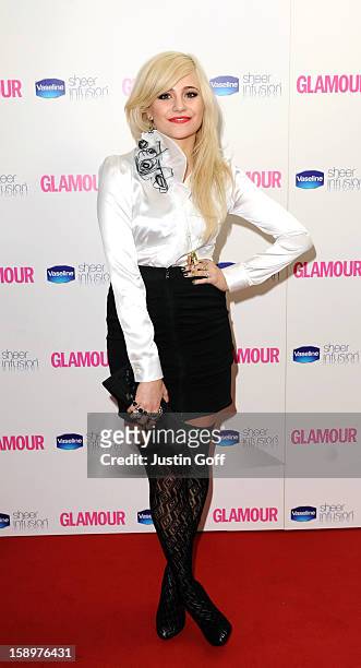 Pixie Lott Arrives At The 2010 Glamour Women Of The Year Awards In London.