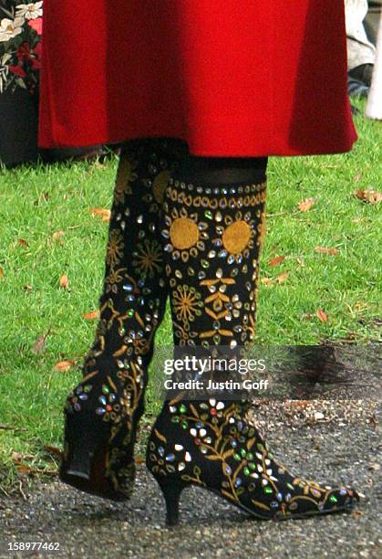 Princess Beatrice Attends The Christmas Day Service At Sandringham Church.