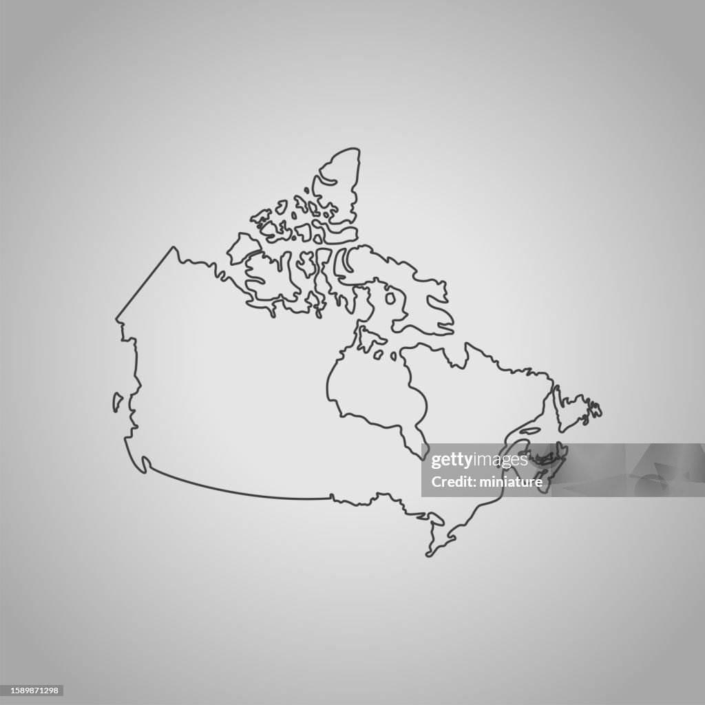Bc Map Vector Canada Map High-Res Vector Graphic - Getty Images