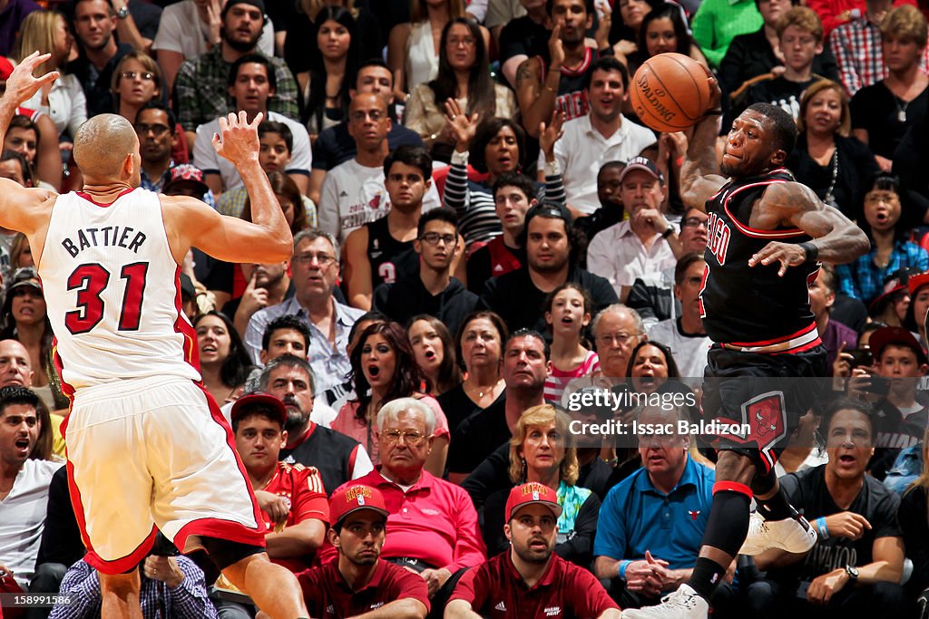 Chicago Bulls v Miami Heat