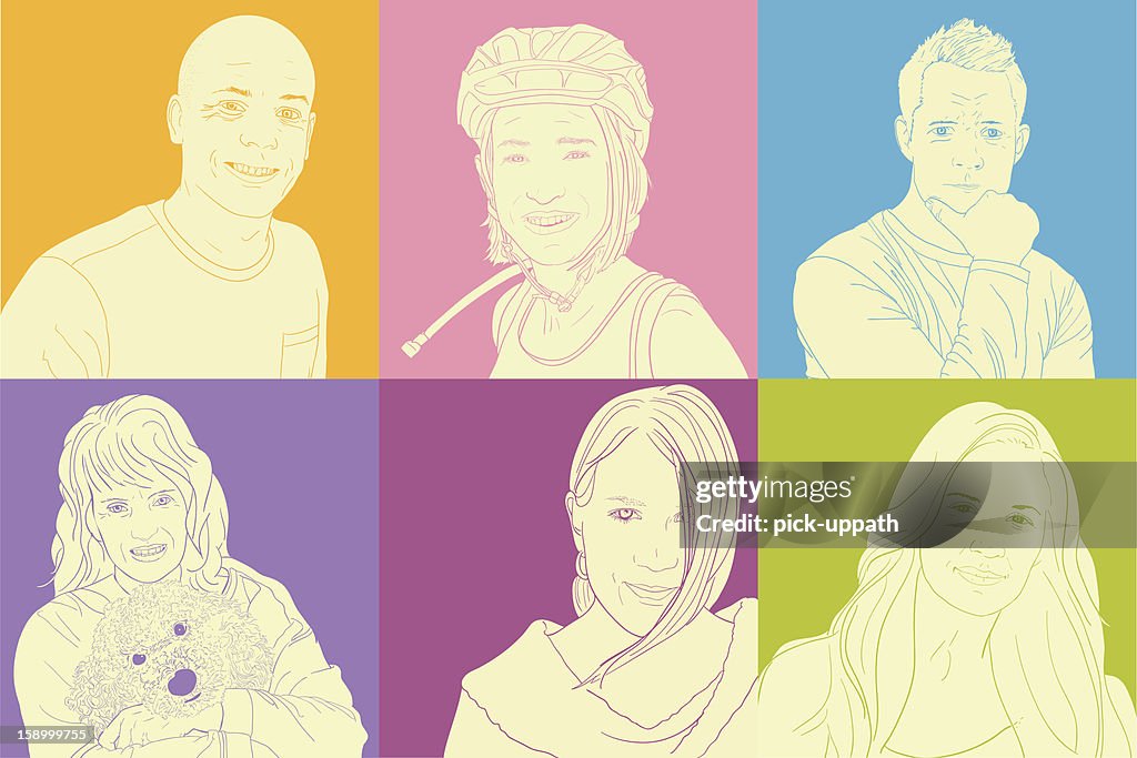 Hand Drawn People
