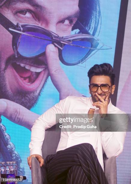 Ranveer Singh attends the 'Rocky aur Rani ki Prem Kahaani' success bash on August 03, 2023 in Mumbai, India