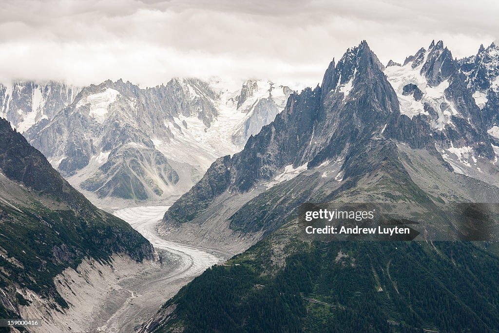 Grey Vastness in the Alps