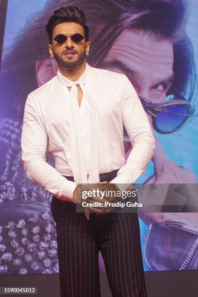 Ranveer Singh attends the 'Rocky aur Rani ki Prem Kahaani' success bash on August 03, 2023 in Mumbai, India