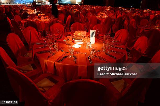General view of atmosphere is seen during the 24th annual Palm Springs International Film Festival Awards Gala at the Palm Springs Convention Center...