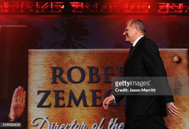Director Robert Zemeckis accepts the Director of the Year Award onstage during the 24th annual Palm Springs International Film Festival Awards Gala...