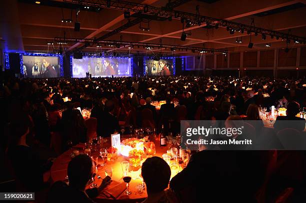General view of atmosphere during the 24th annual Palm Springs International Film Festival Awards Gala at the Palm Springs Convention Center on...