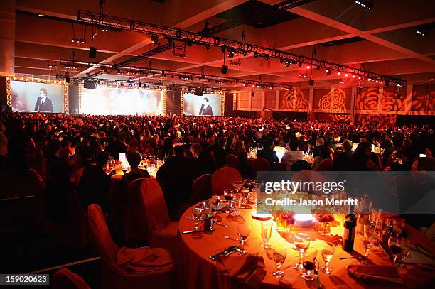 General view of atmosphere during the 24th annual Palm Springs International Film Festival Awards Gala at the Palm Springs Convention Center on...