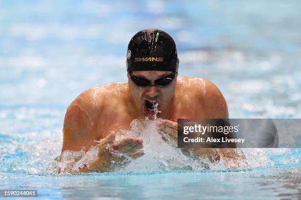 Danylo Chufarov of Team Ukraine competes in the Men's 200m Individual Medley SM11 Final during day four of the Para Swimming World Championships...