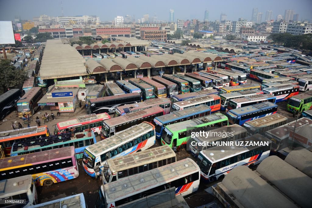 BANGLADESH-POLITICS-STRIKE