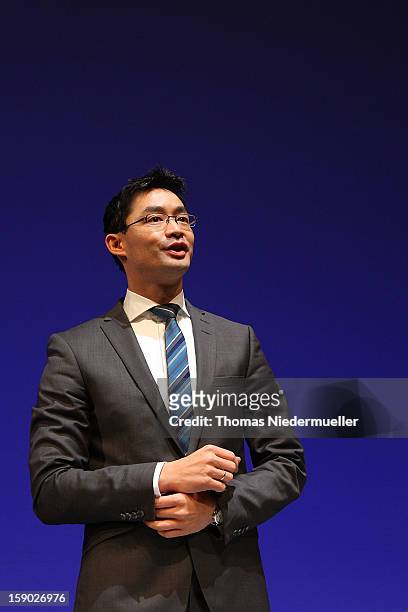 German Vice Chancellor and Economy Minister Philipp Roesler, who is also Chairman of the German Free Democrats political party, arrives for the...