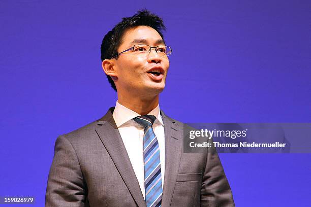 German Vice Chancellor and Economy Minister Philipp Roesler, who is also Chairman of the German Free Democrats political party, arrives for the...