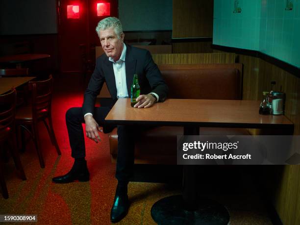 Chef/food critic Anthony Bourdain is photographed for AdWeek Magazine on May 16, 2016 in New York City.