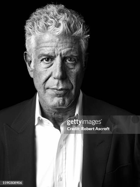 Chef/food critic Anthony Bourdain is photographed for AdWeek Magazine on May 16, 2016 in New York City.