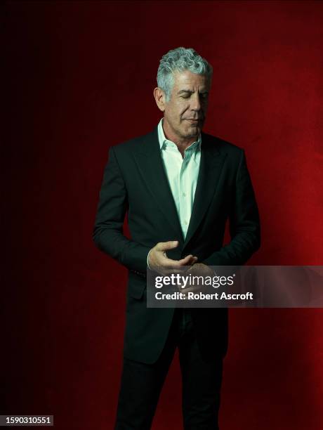 Chef/food critic Anthony Bourdain is photographed for AdWeek Magazine on May 16, 2016 in New York City.