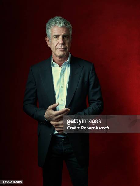 Chef/food critic Anthony Bourdain is photographed for AdWeek Magazine on May 16, 2016 in New York City.