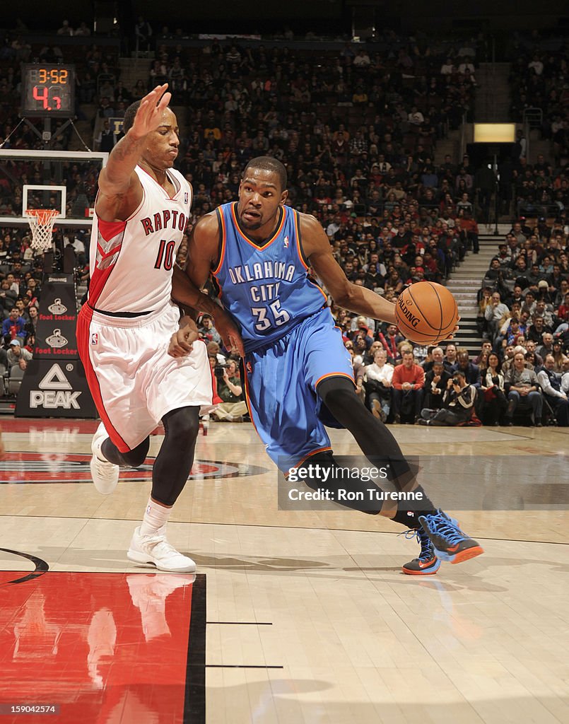 Oklahoma City Thunder v Toronto Raptors