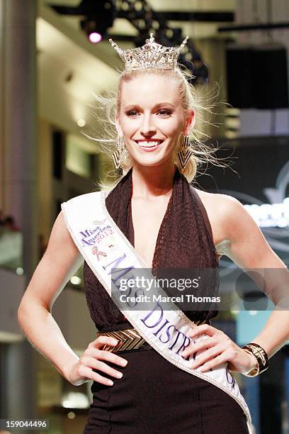 Miss District of Columbia Allyn Rose introduced at the 2013 Miss America Pageant "Meet and Greet" Fashion Show at the Fashion Show mall on January 5,...