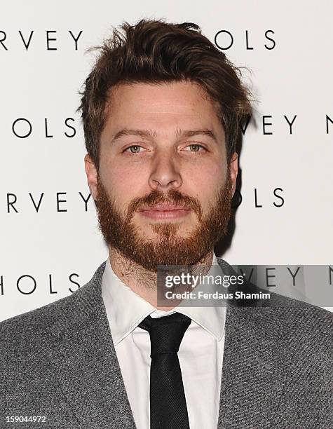 Rick Edwards attends the launch of 1205 Paula Gerbase Hosted By Harvey Nichols ahead of the London Collections: MEN AW13 at on January 6, 2013 in...