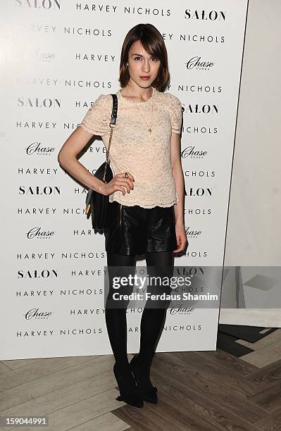 Ella Catliff attends the launch of 1205 Paula Gerbase Hosted By Harvey Nichols ahead of the London Collections: MEN AW13 at on January 6, 2013 in...