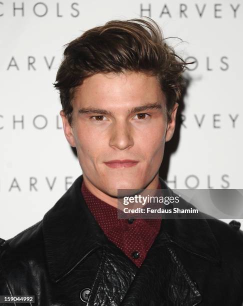 Oliver Cheshire attends the launch of 1205 Paula Gerbase Hosted By Harvey Nichols ahead of the London Collections: MEN AW13 at on January 6, 2013 in...