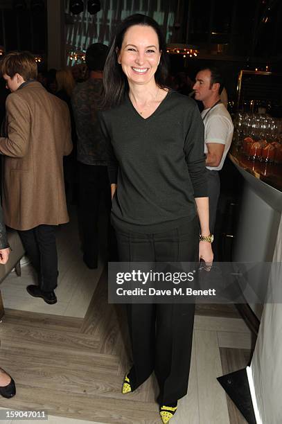 Paula Reed attends the launch of 1205 Paula Gerbase hosted by Harvey Nichols on January 6, 2013 in London Engand.