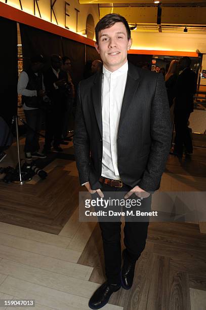 Will Best attends the launch of 1205 Paula Gerbase hosted by Harvey Nichols on January 6, 2013 in London Engand.
