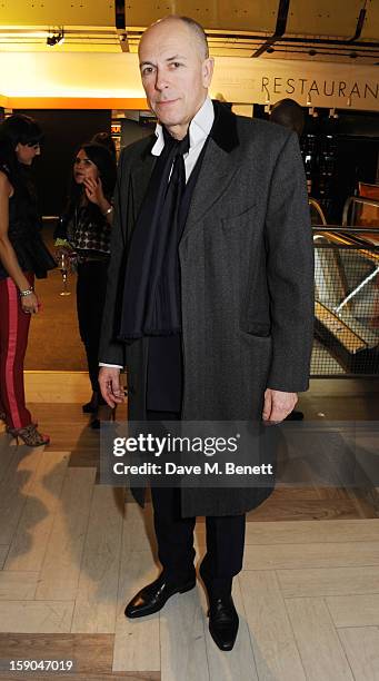 Dylan Jones attends the launch of 1205 Paula Gerbase hosted by Harvey Nichols on January 6, 2013 in London Engand.