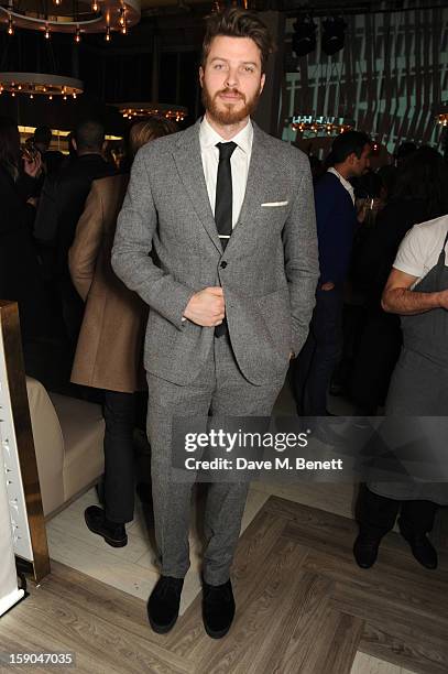 Rick Edwards attends the launch of 1205 Paula Gerbase hosted by Harvey Nichols on January 6, 2013 in London Engand.