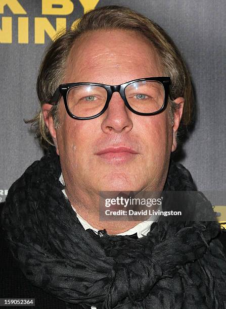 Director Brian Dannelly attends a screening of Tribeca Film's "Struck By Lightning" at Mann Chinese 6 on January 6, 2013 in Los Angeles, California.