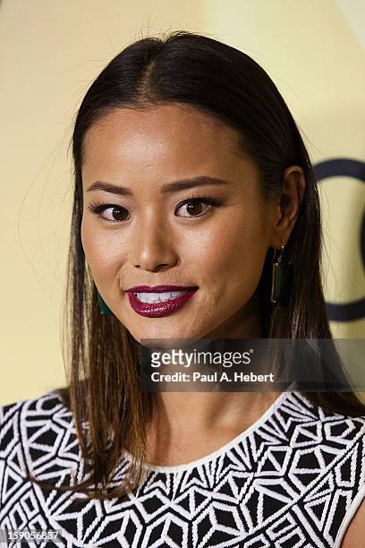 Actress Jamie Chung arrives at the Audi Golden Globe 2013 Kick Off Party at Cecconi's Restaurant on January 6, 2013 in Los Angeles, California.