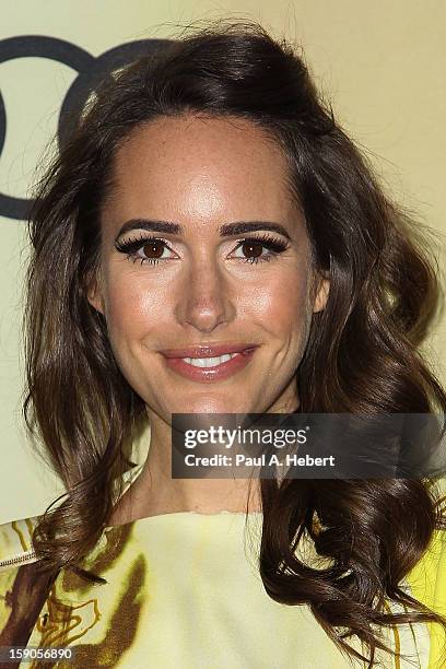 Television personality Louise Roe arrives at the Audi Golden Globe 2013 Kick Off Party at Cecconi's Restaurant on January 6, 2013 in Los Angeles,...