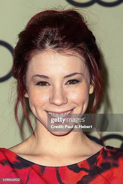 Actress Jillian Rose Reed arrives at the Audi Golden Globe 2013 Kick Off Party at Cecconi's Restaurant on January 6, 2013 in Los Angeles, California.