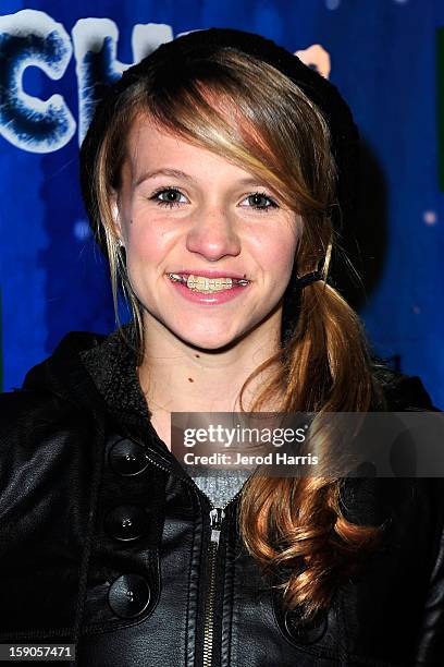 Lauren Suthers arrives at the CHILL-OUT closing night concert at The Queen Mary on January 6, 2013 in Long Beach, California.