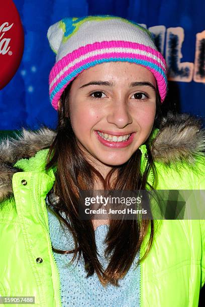 Actress Victoria Strauss arrives at the CHILL-OUT closing night concert at The Queen Mary on January 6, 2013 in Long Beach, California.