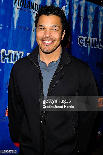 Actor Geno Segers arrives at the CHILL-OUT closing night concert at The Queen Mary on January 6, 2013 in Long Beach, California.