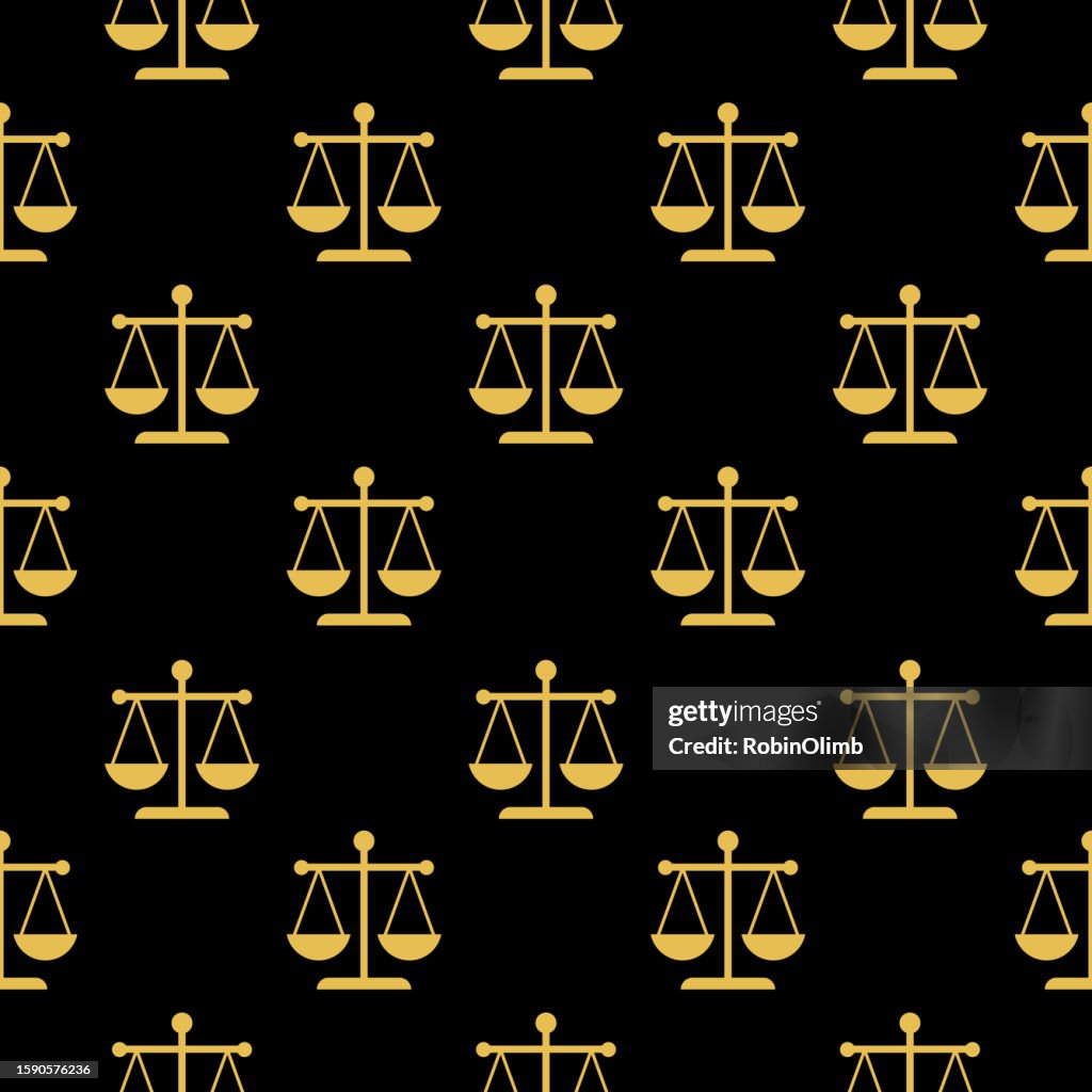 Scales Of Justice Seamless Pattern 2 High-Res Vector Graphic - Getty Images