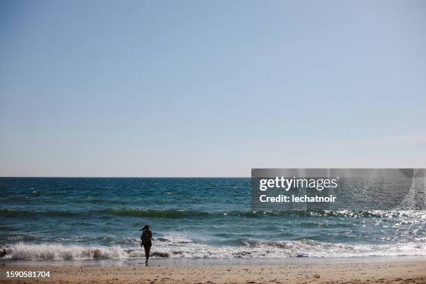 at the california malibu beach - la beach stock pictures, royalty-free photos & images